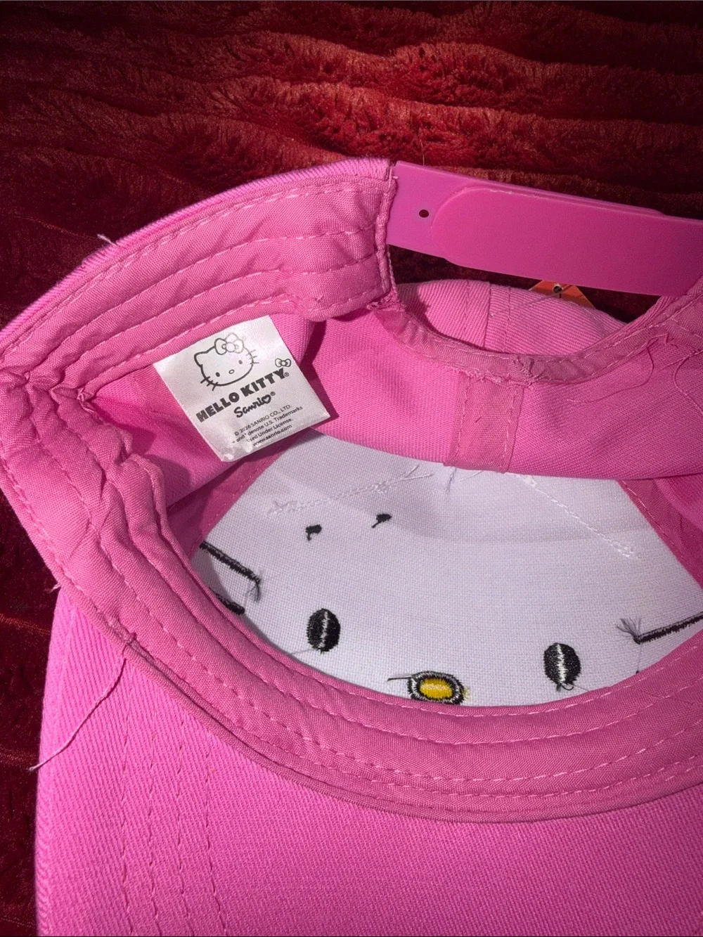 Hello Kitty Pink and Cream Hat with 3D Bow